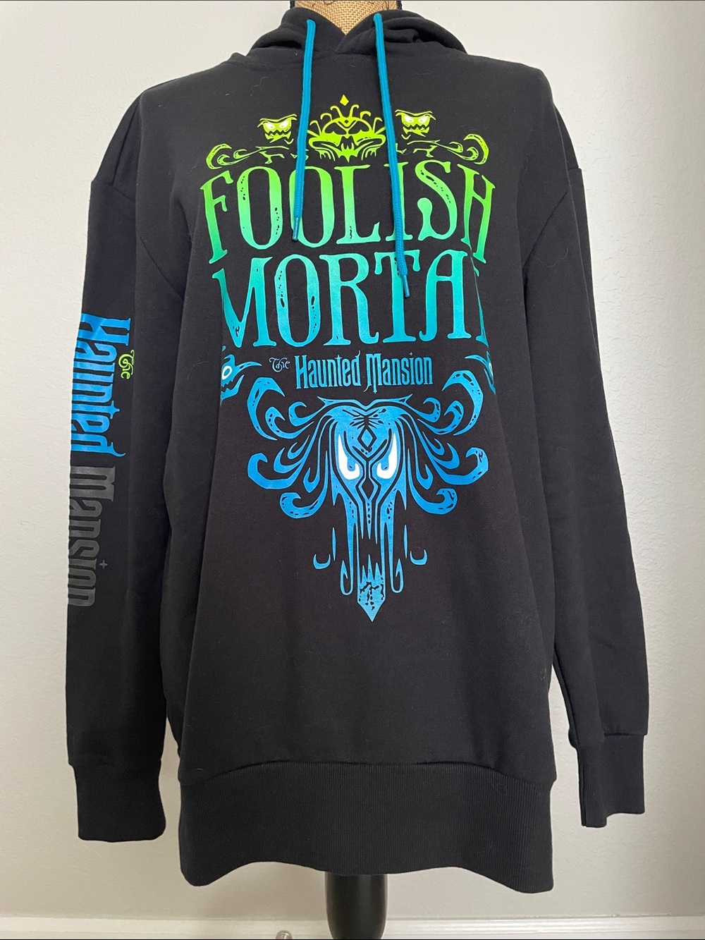 Disney Haunted Mansion Foolish Mortal Pullover Hoodie